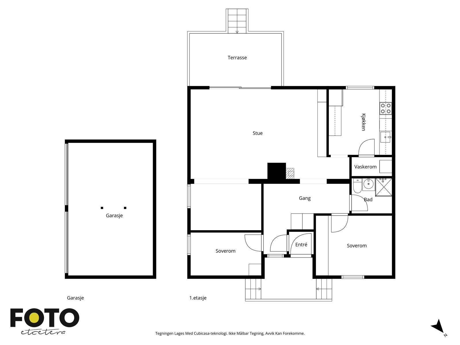 Veiledende planskisse. Ikke målbar. Galleribilde