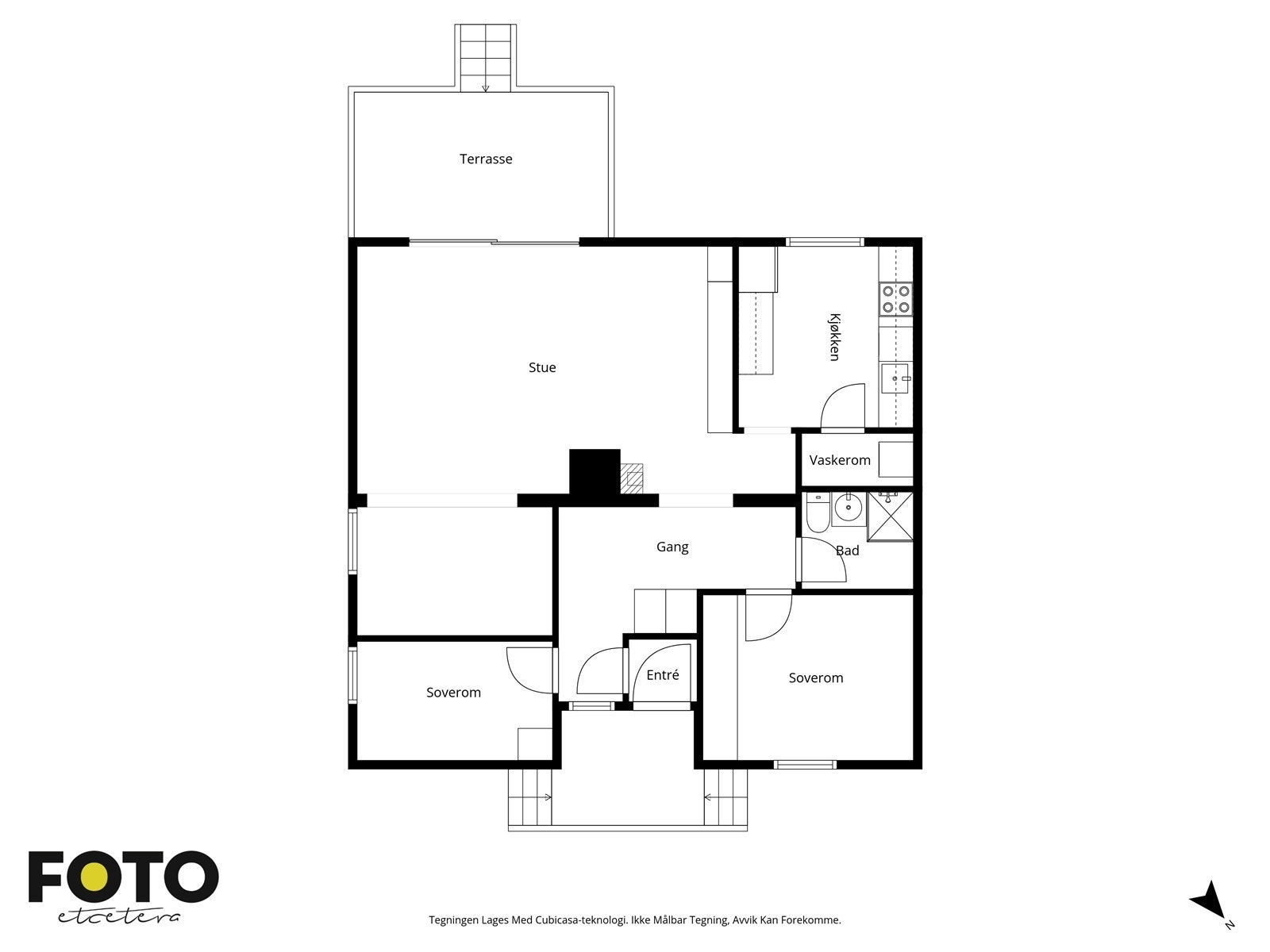 Veiledende planskisse 1. etasje. Ikke målbar. Galleribilde