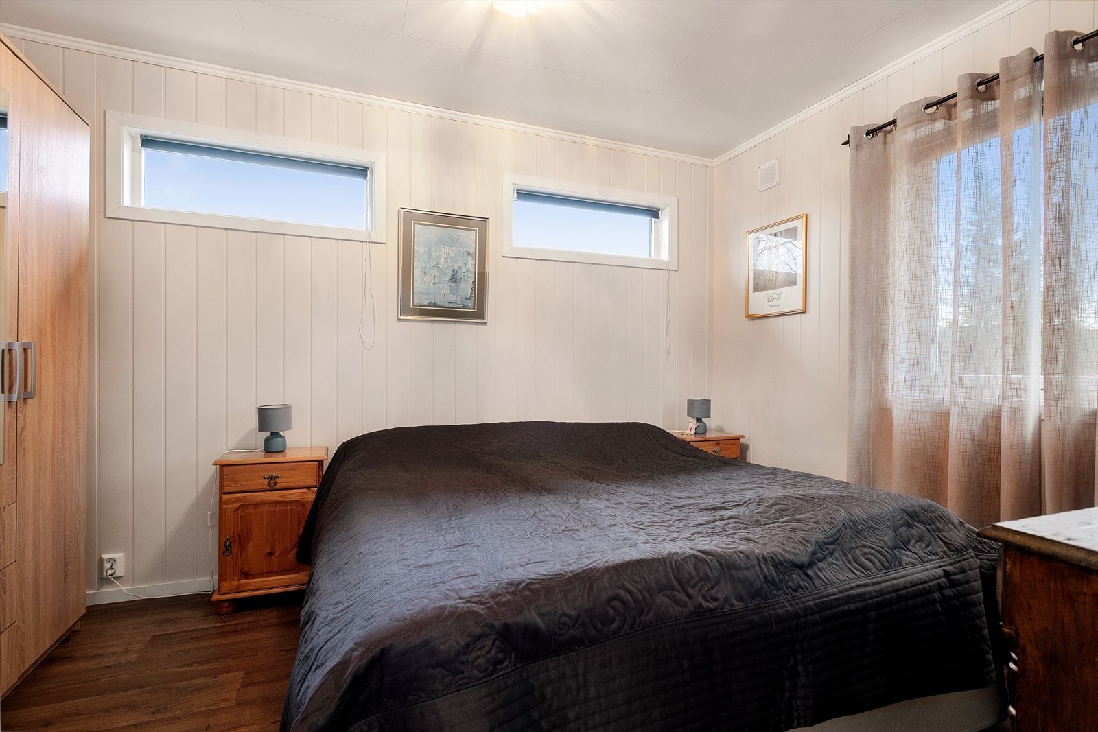 Soverommet i den nybygde delen. På dette planet er det totalt 3 soverom. Galleribilde