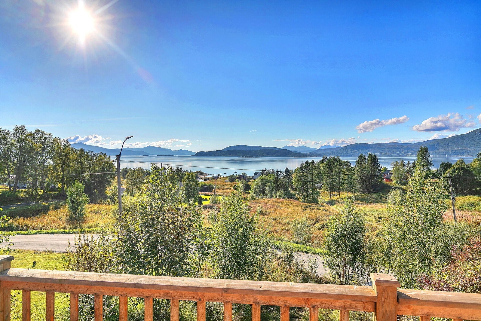 Nydelig utsikt fra verandaen Galleribilde