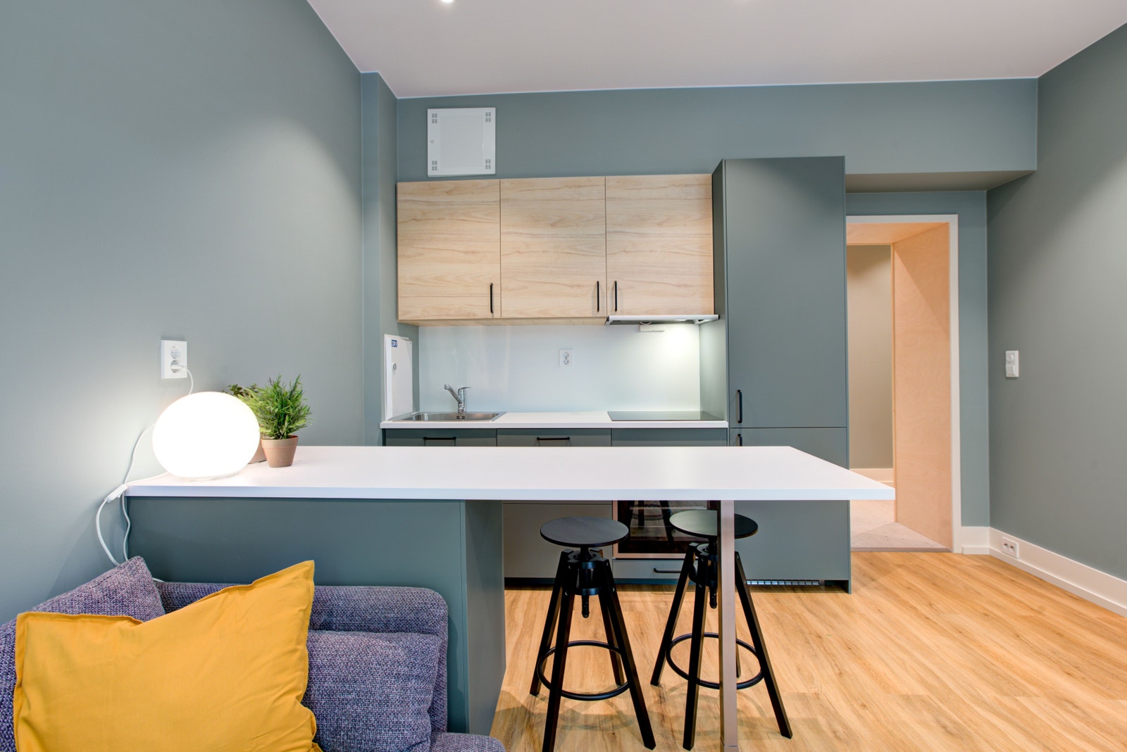 Åpen stue/kjøkken løsning Galleribilde