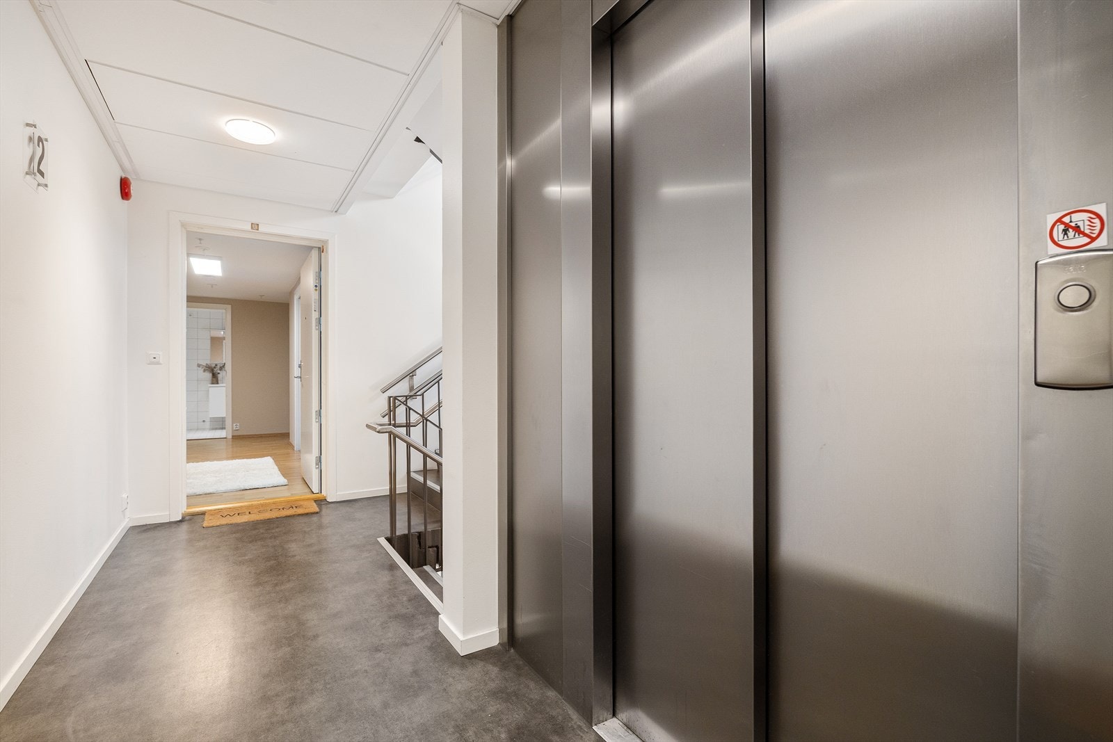 Det er heis i bygget. Galleribilde