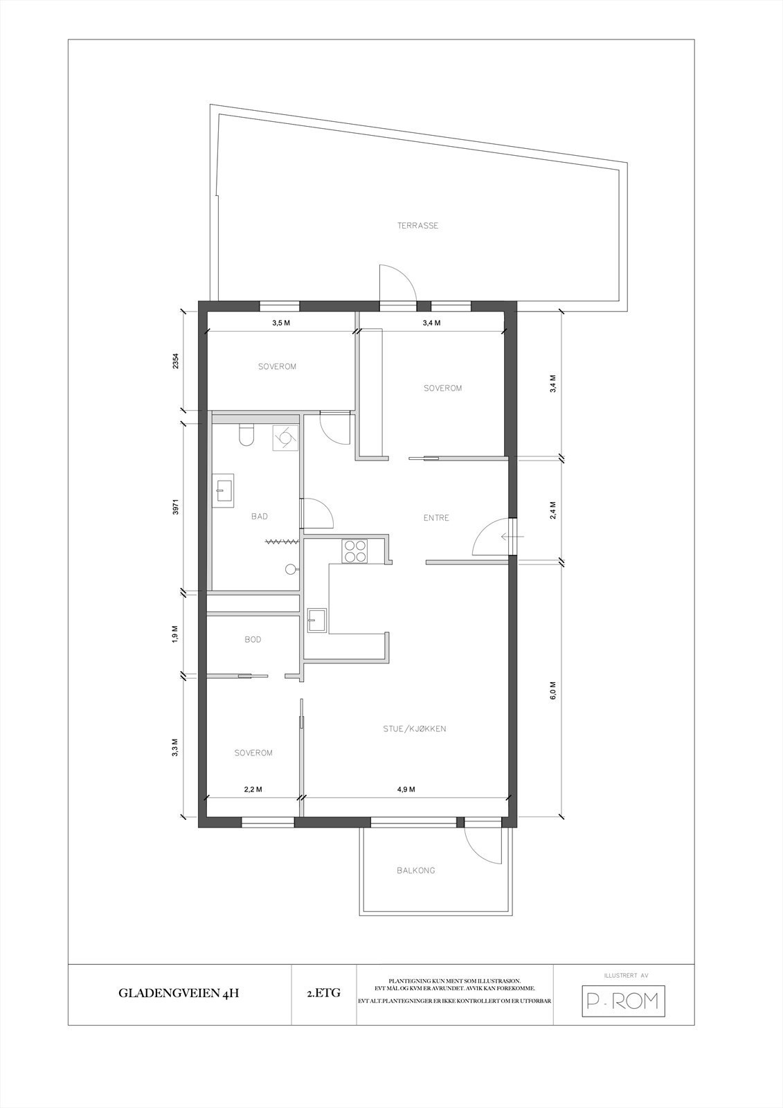 Plantegning. Galleribilde