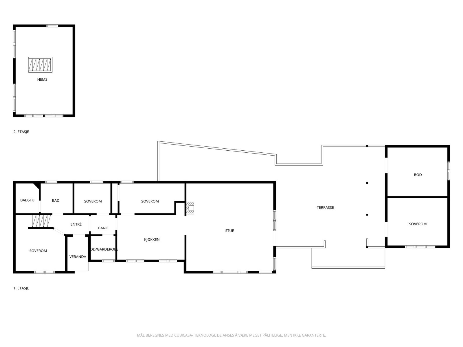 Plantegning Hallestøllie 18 Galleribilde