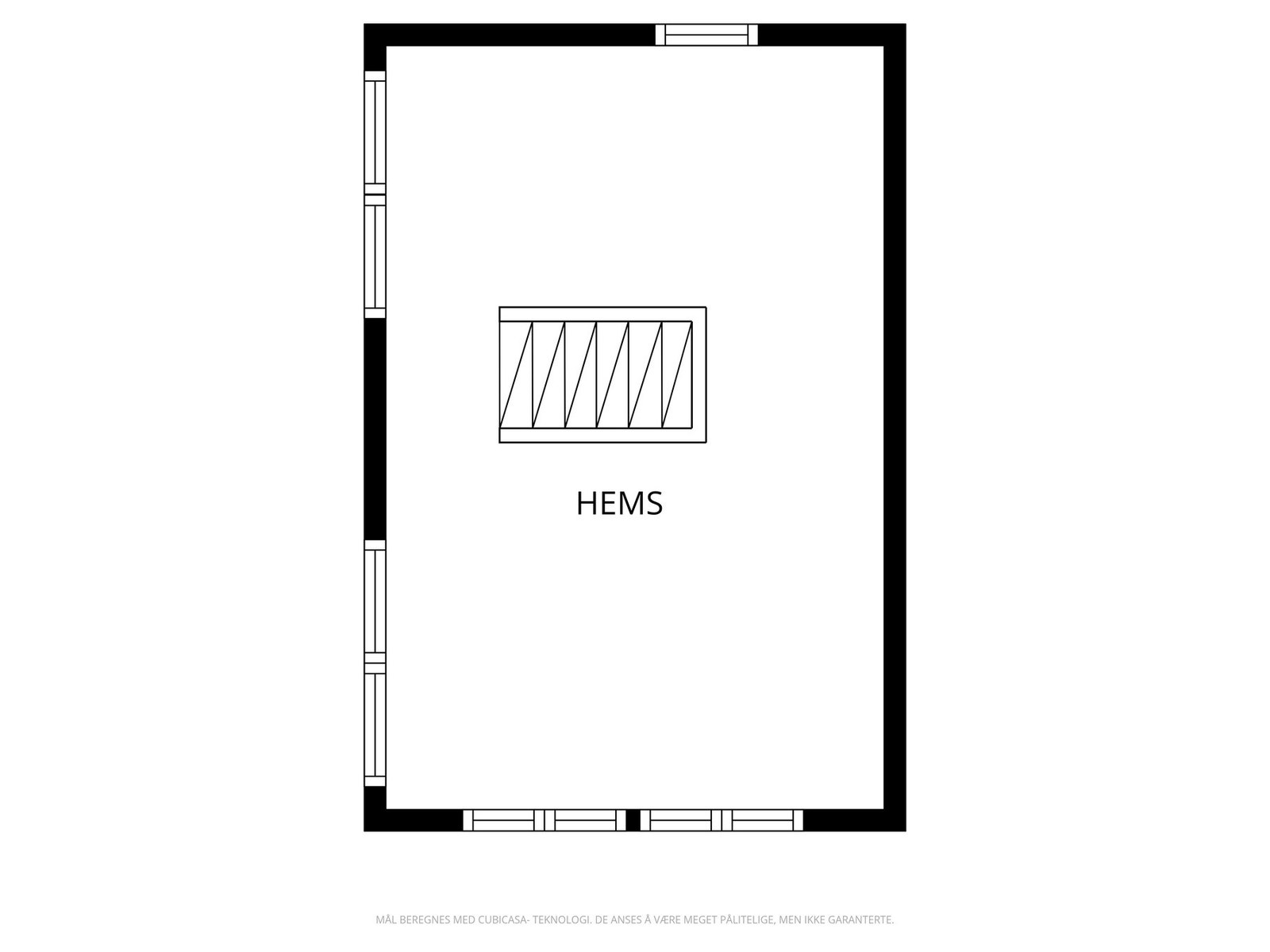 Plantegning hems Galleribilde
