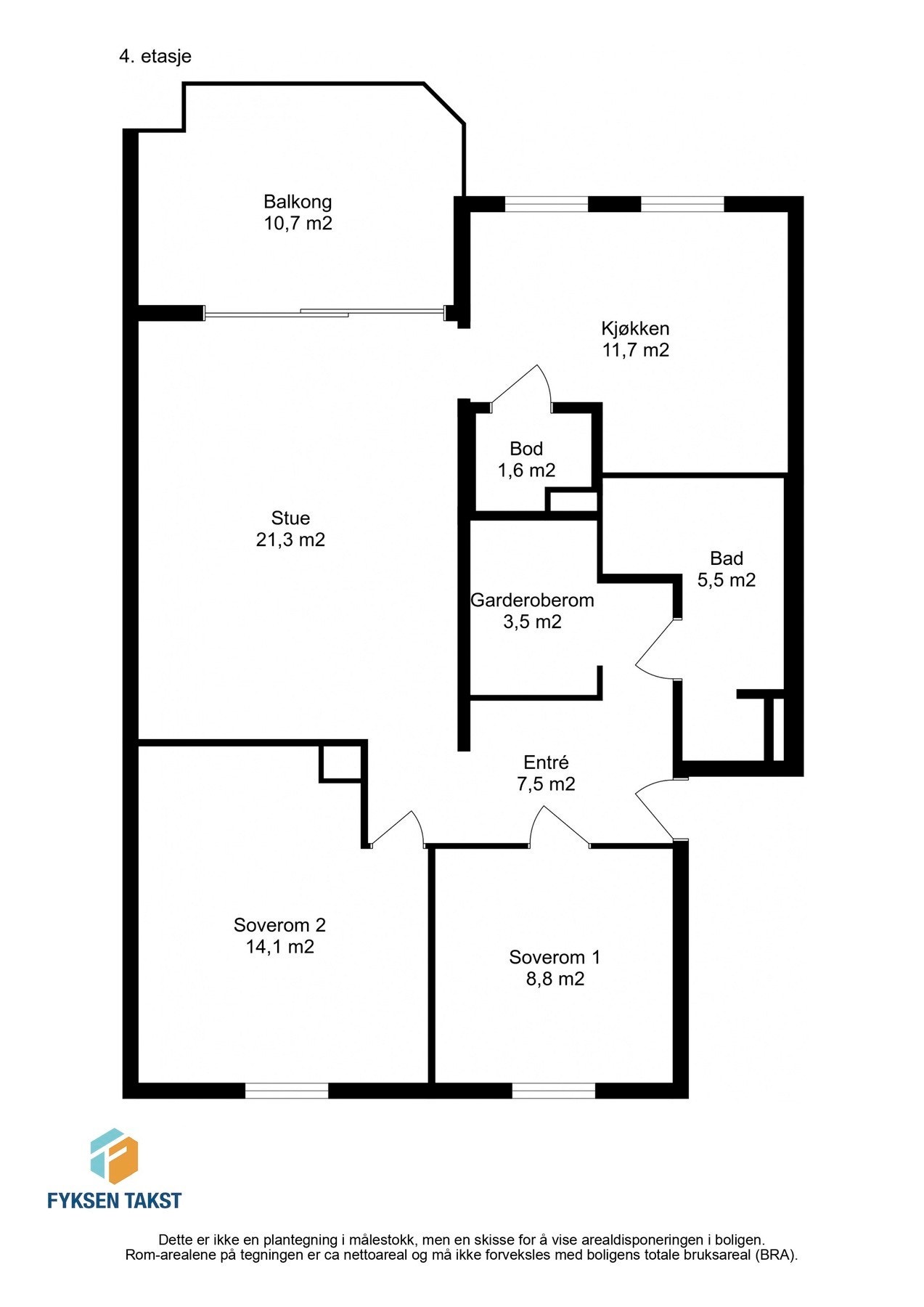 Planskisse. Galleribilde