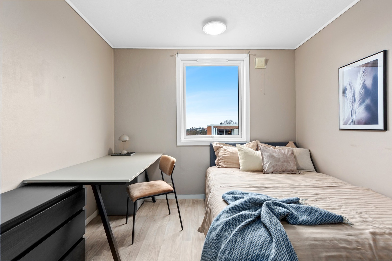 Soverom på 8,8m². Galleribilde