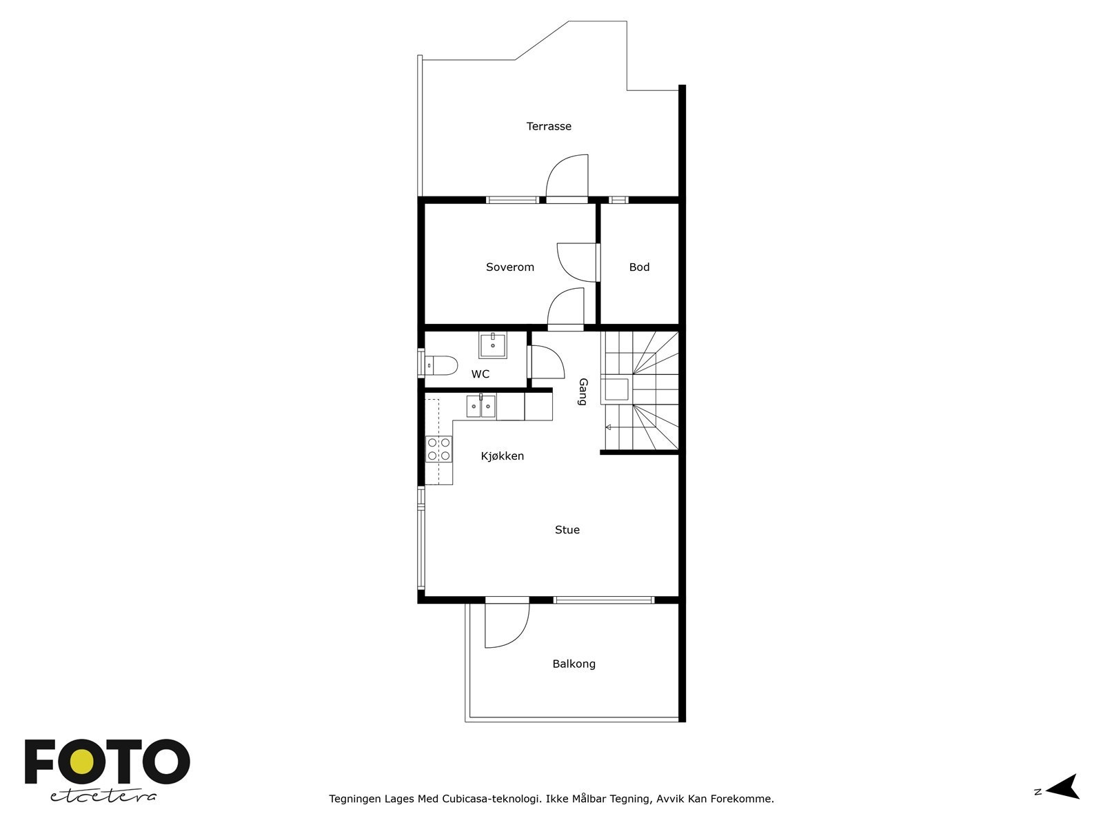 Plantegning 2. etasje Galleribilde