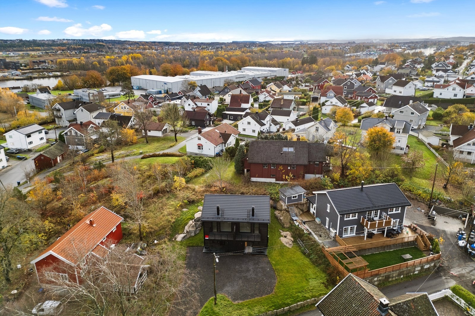 Dronebilde Galleribilde