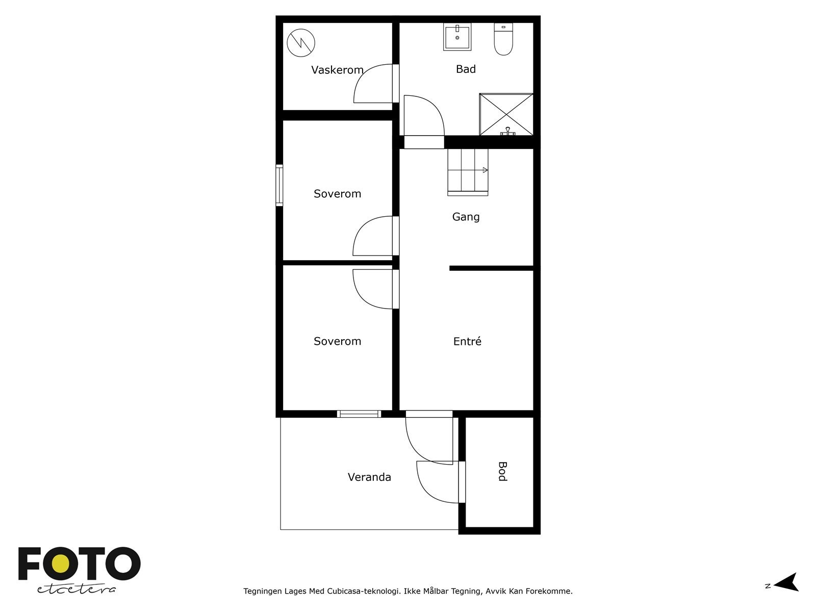 Plantegning 1. etasje Galleribilde