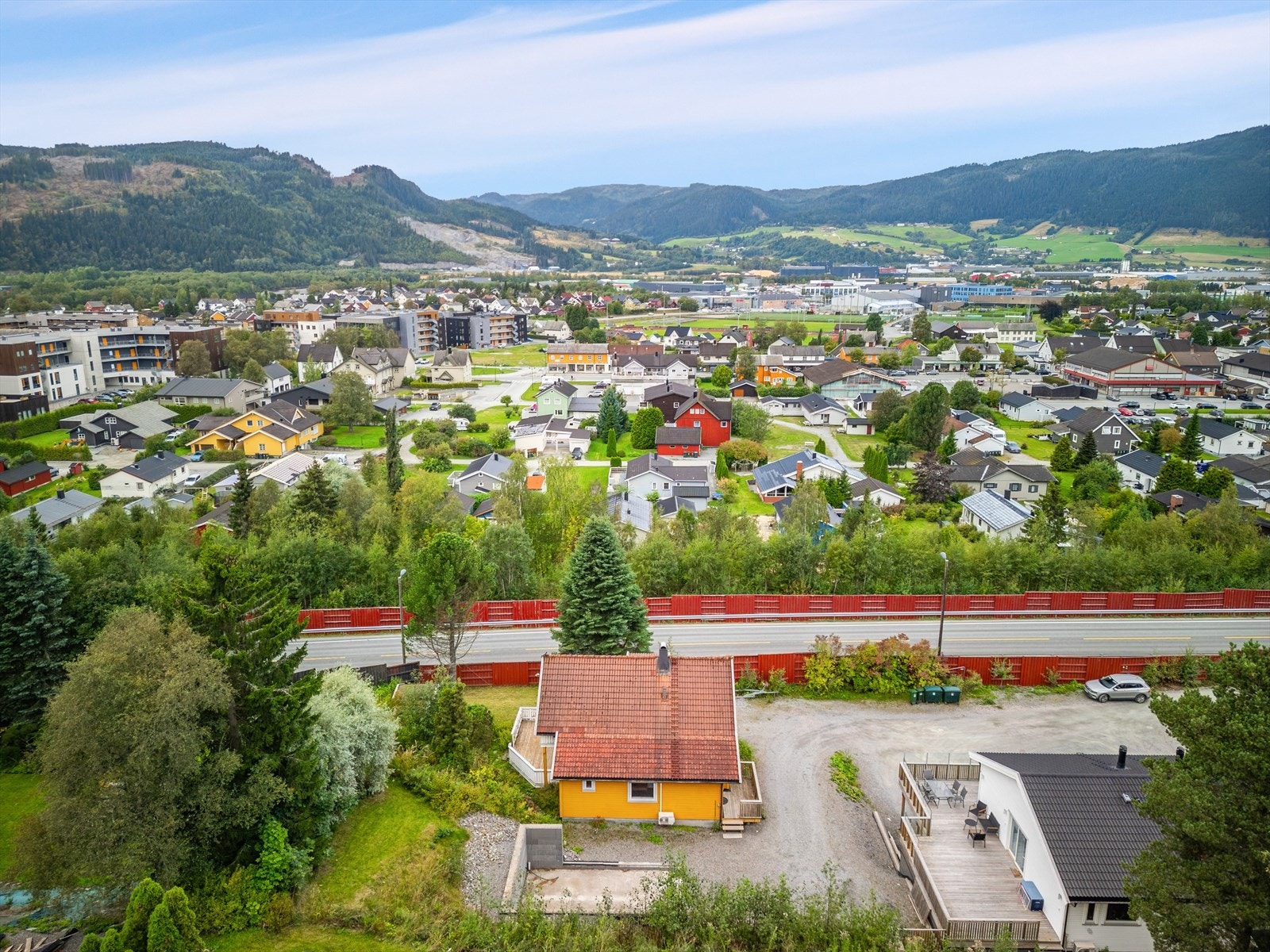 Dronefoto Galleribilde