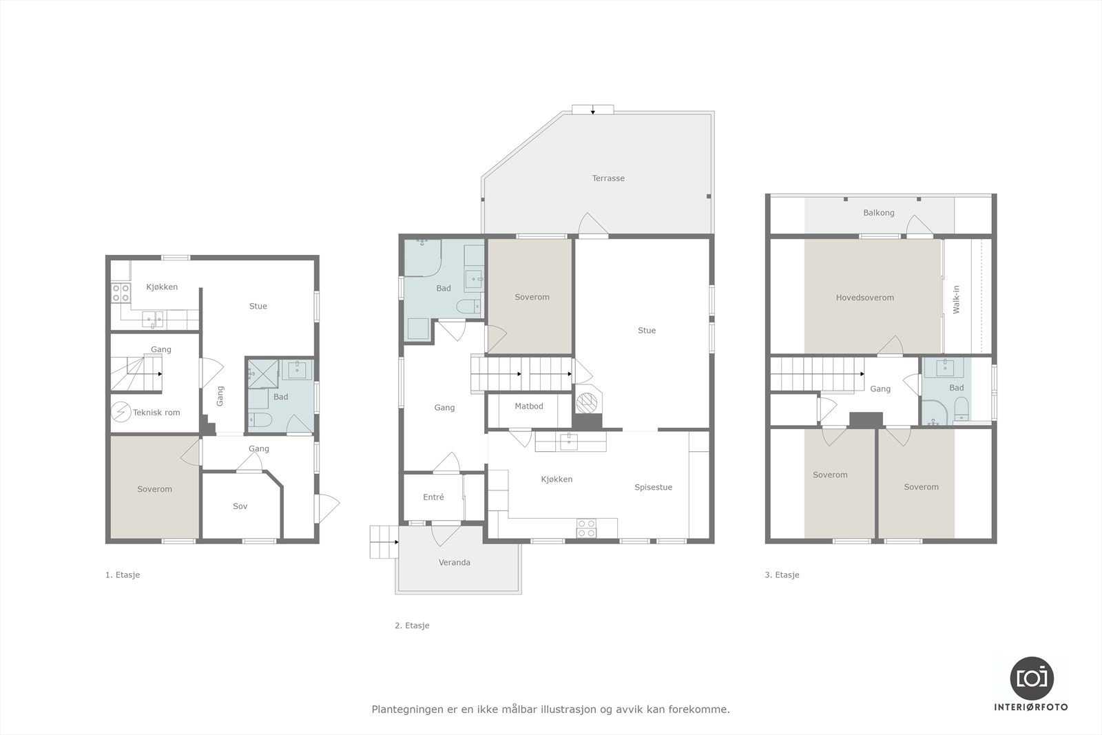 Plantegning Galleribilde