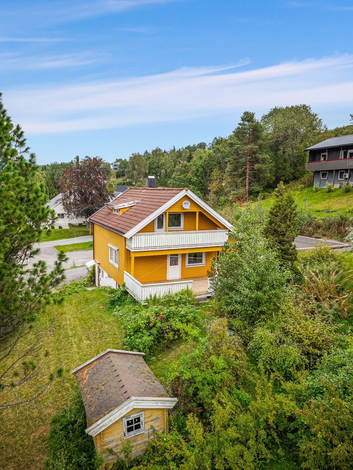 Dronefoto Galleribilde