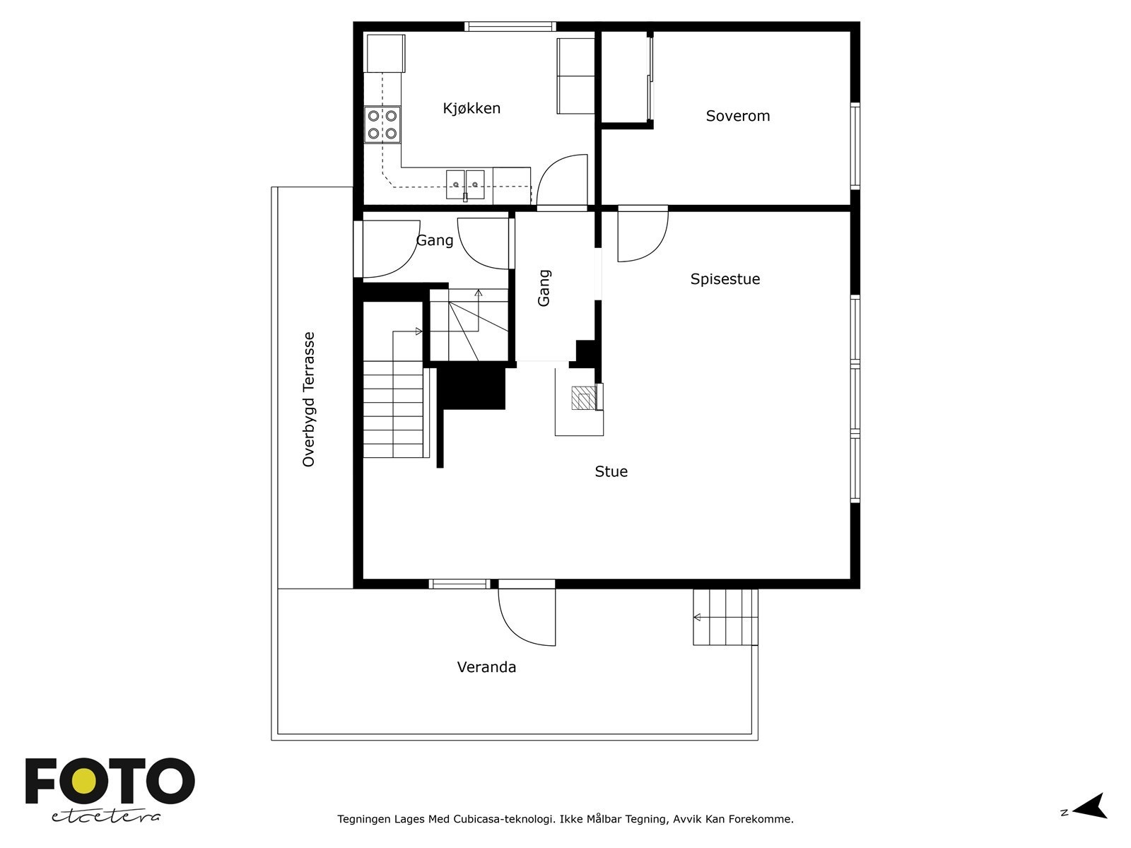 Plantegning 2 etg. Galleribilde