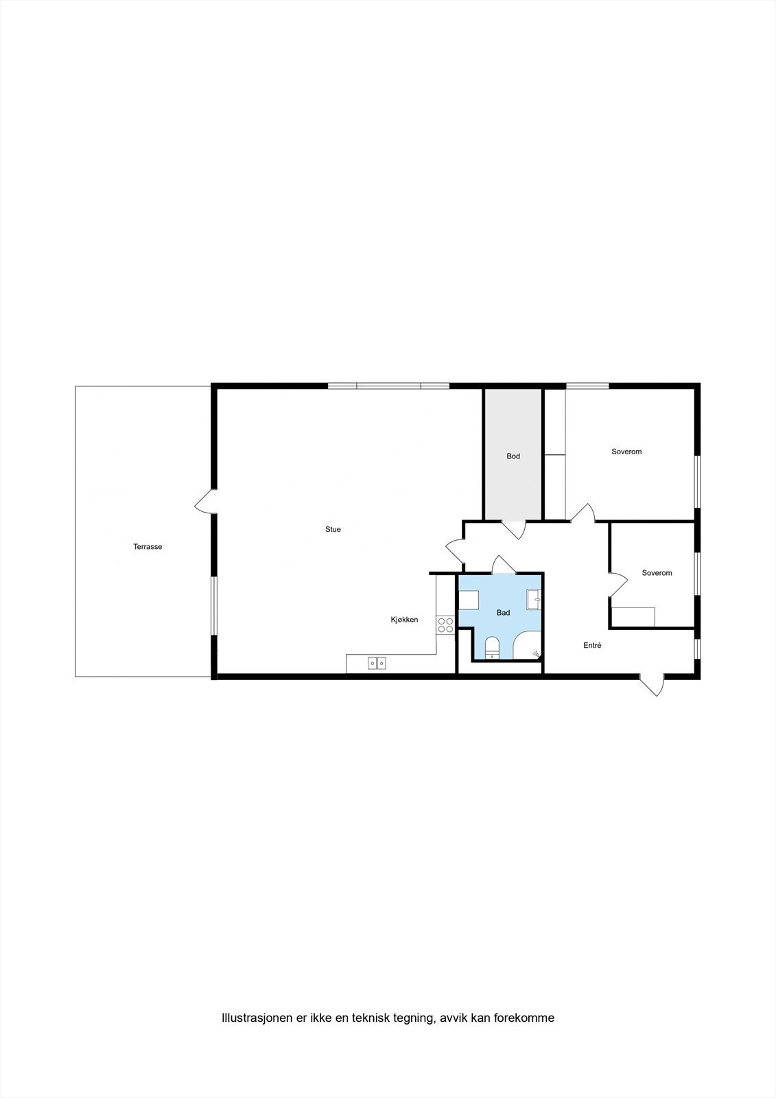 Presentasjon av leiligheten Galleribilde