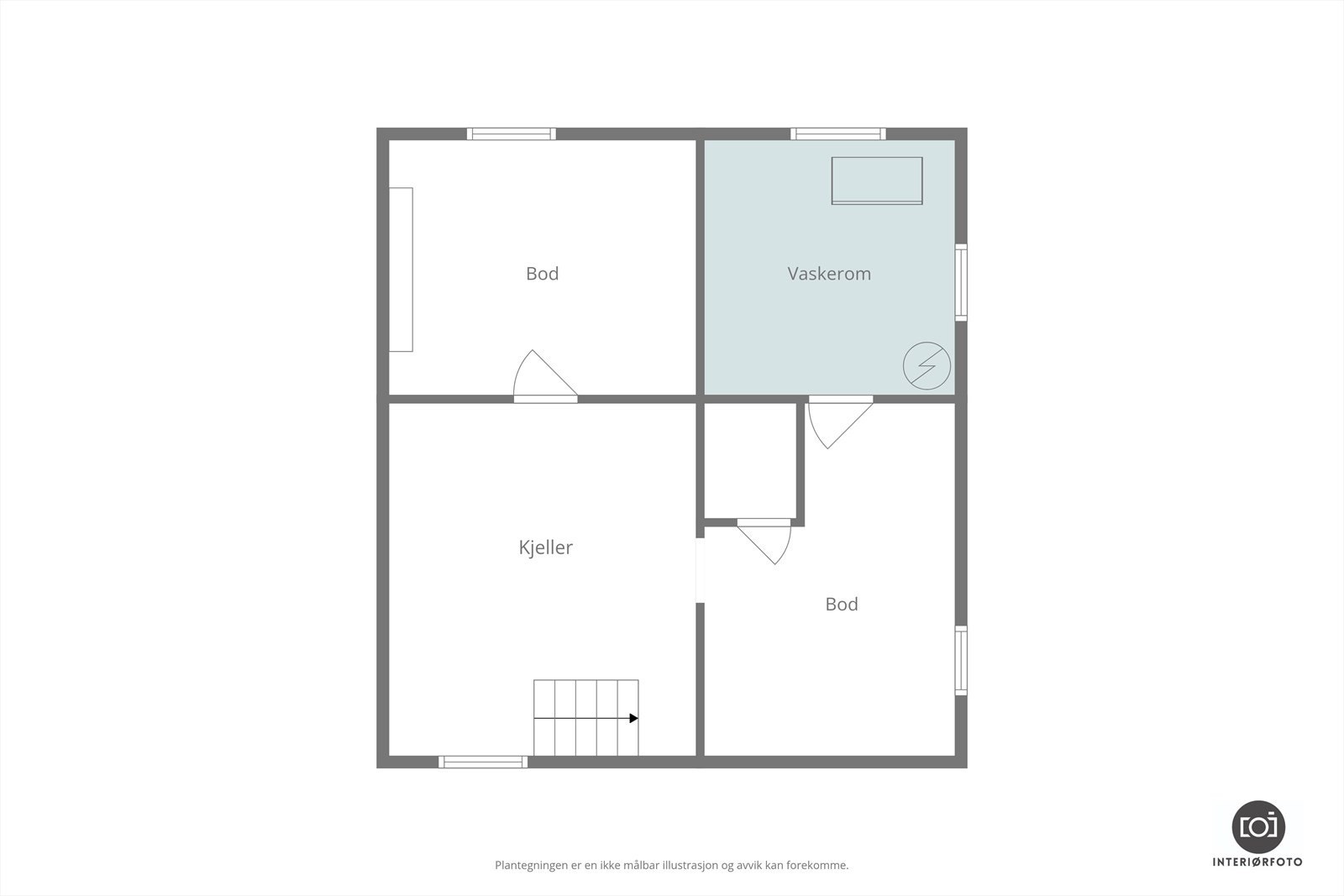 Plantegning Galleribilde