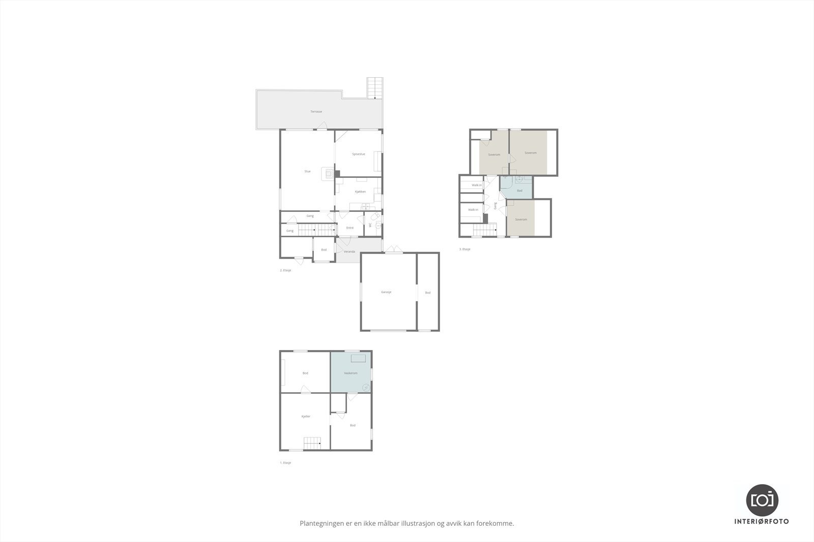 Plantegning Galleribilde