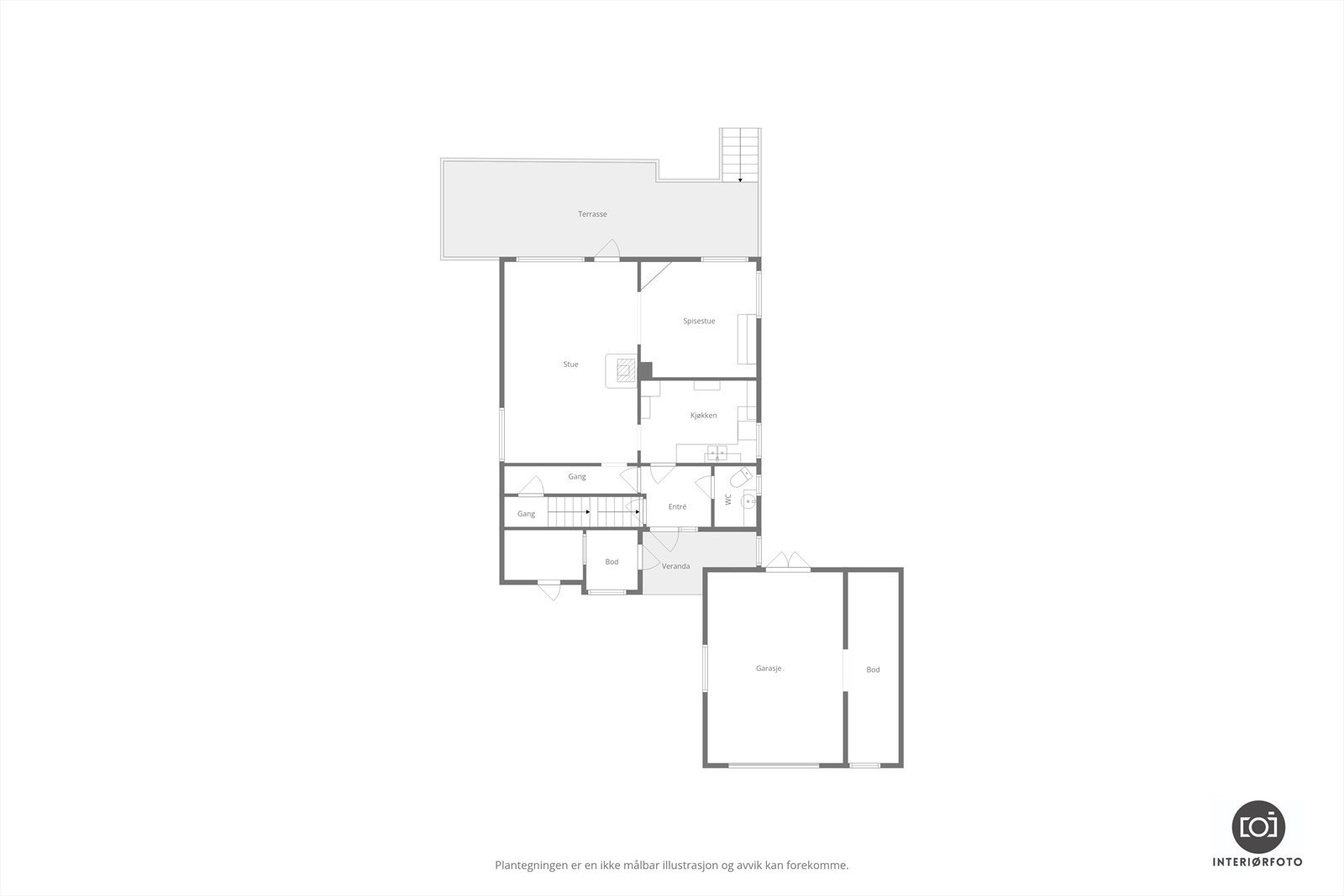 Plantegning Galleribilde