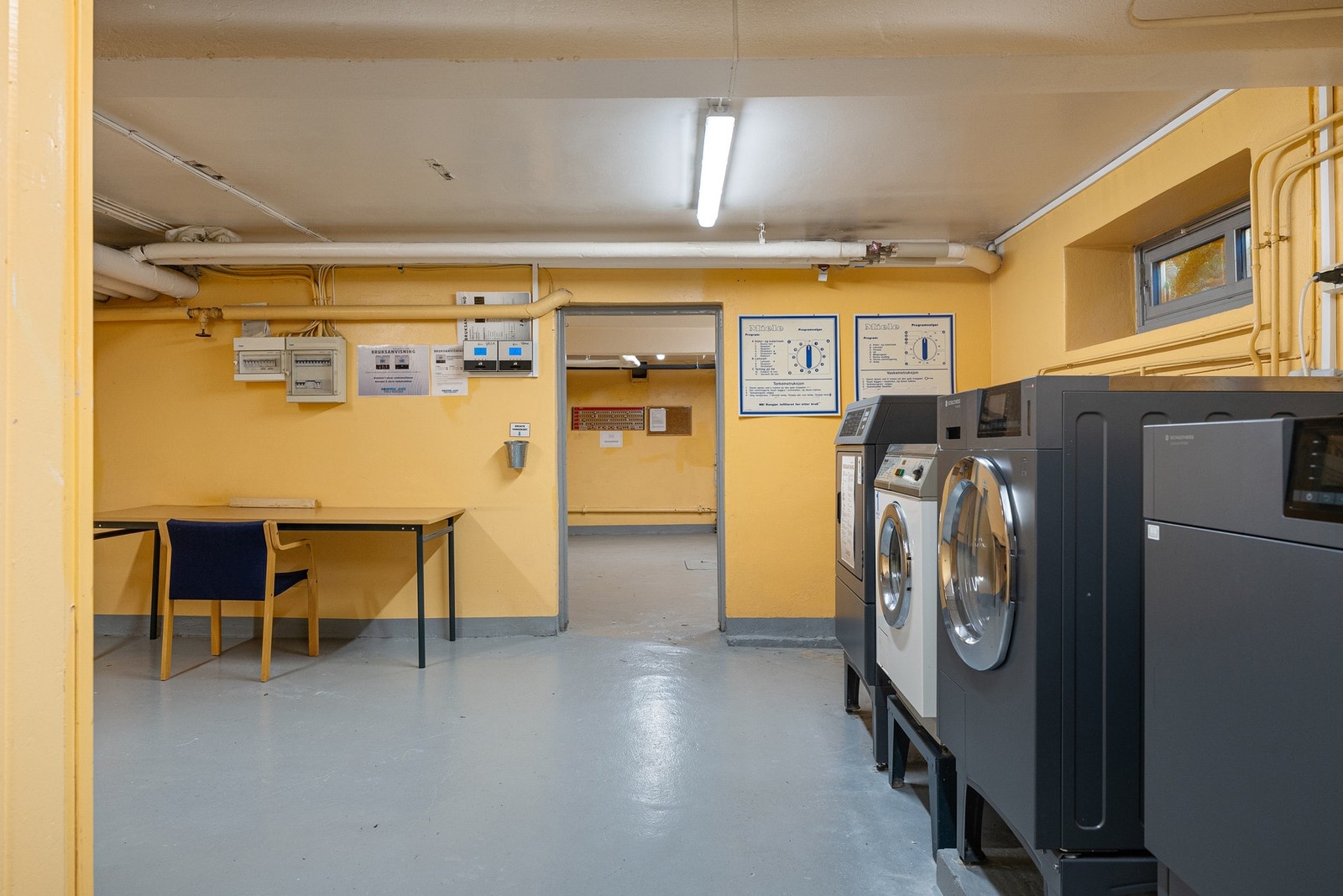 Borettslaget har fellesvaskeri. Galleribilde