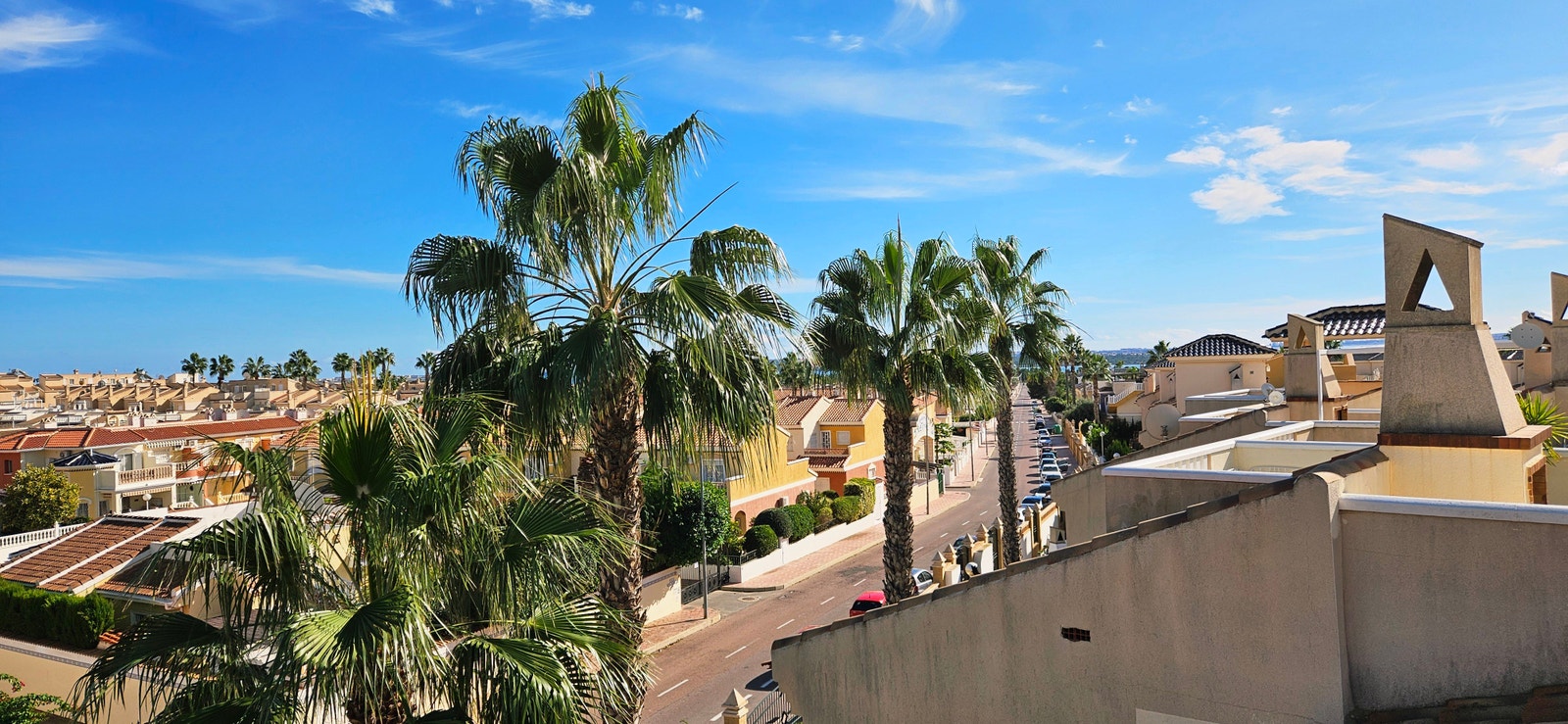 Utsikt fra takterrassen Galleribilde