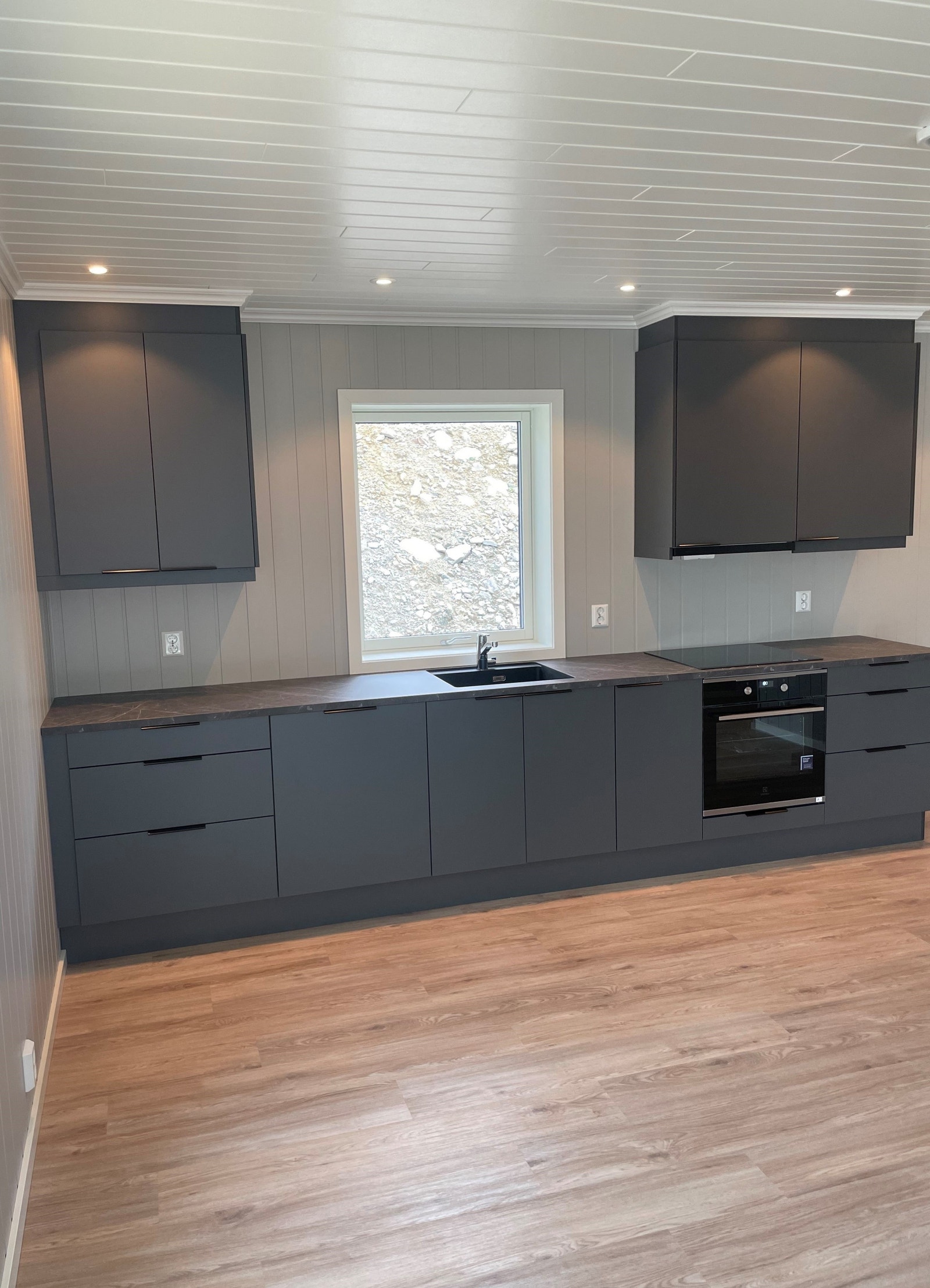 Boligen leveres med kjøkken fra Sigdal med integrerte hvitevarer Galleribilde