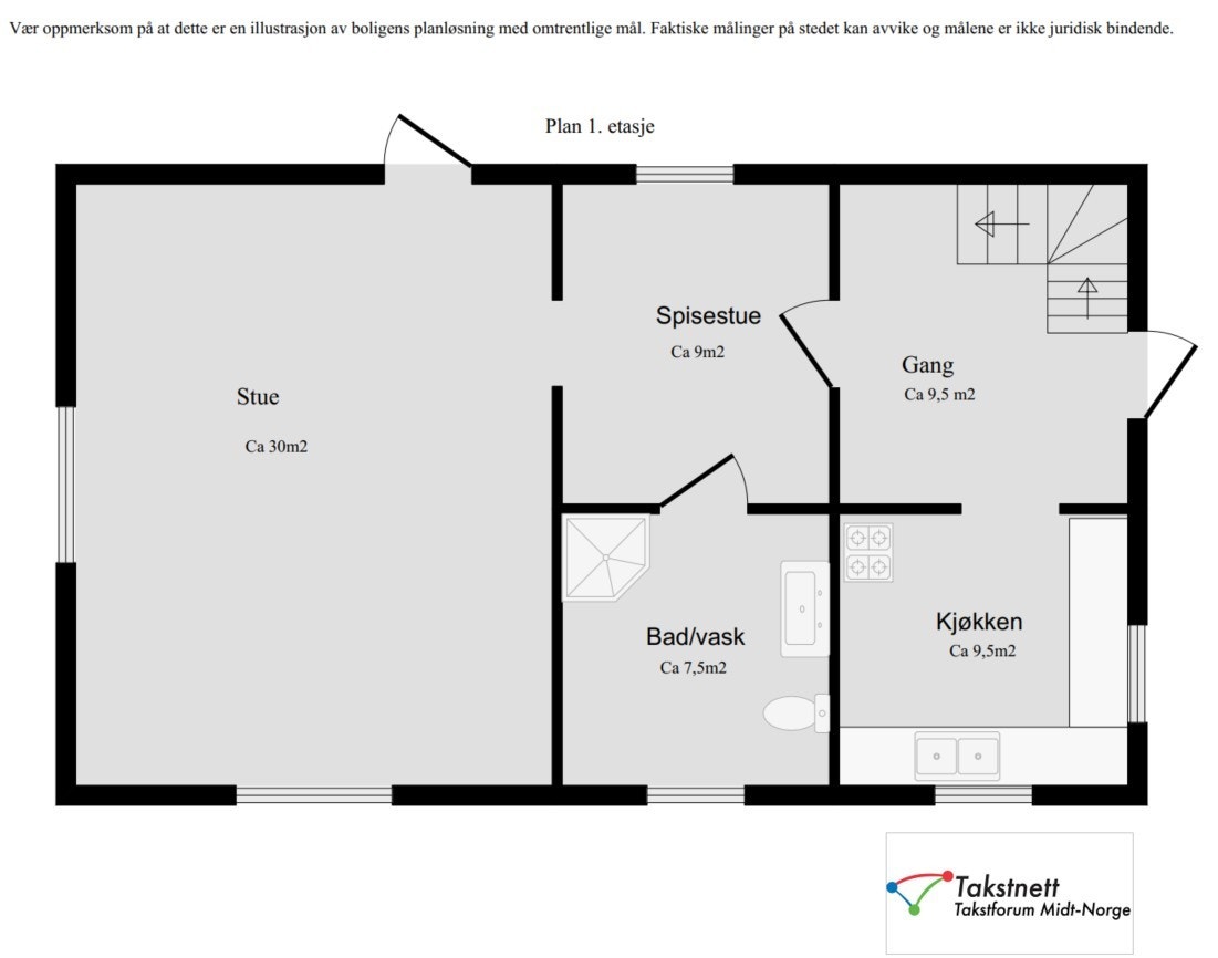 planskisse_1._etasje Galleribilde