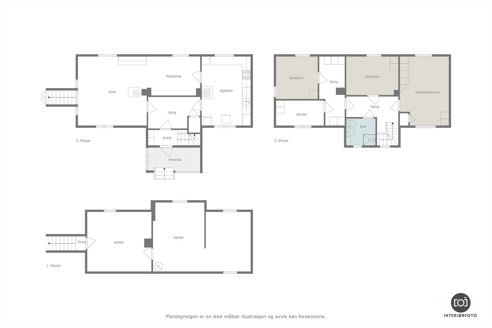 Plantegning Galleribilde