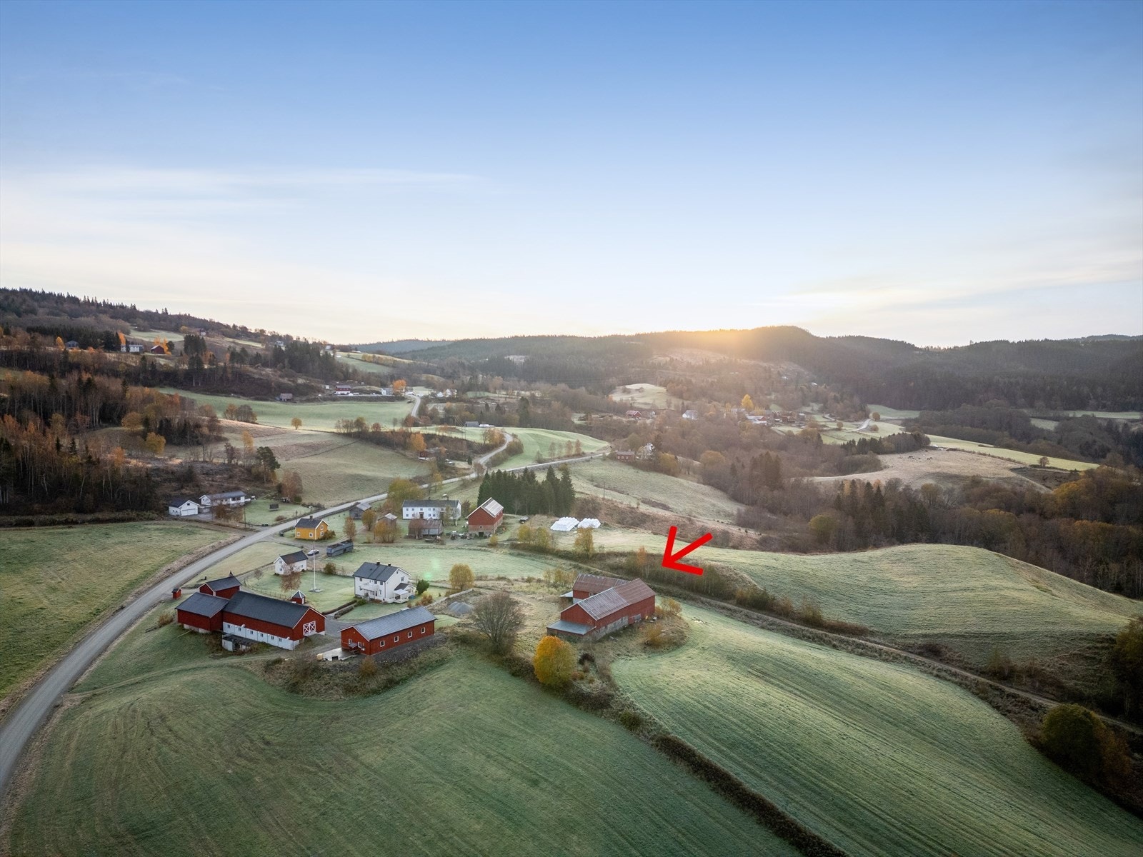 Dronefoto Galleribilde