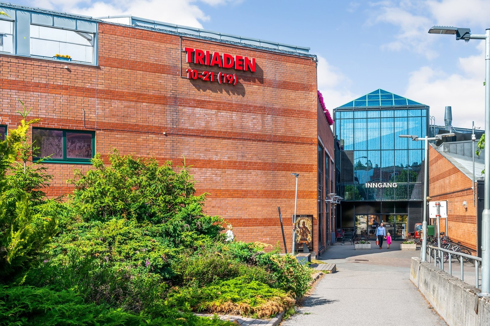 Kort vei bort til Triaden senter. Galleribilde