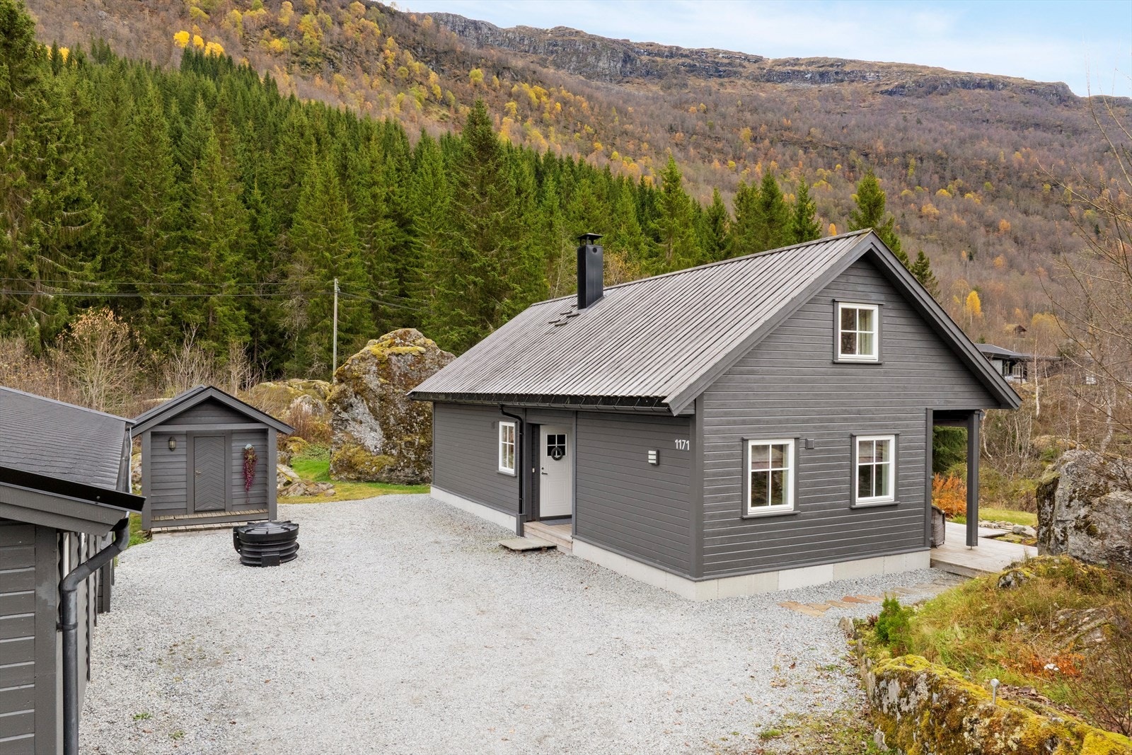 Den nyaste hytta stod ferdig i 2015 Galleribilde