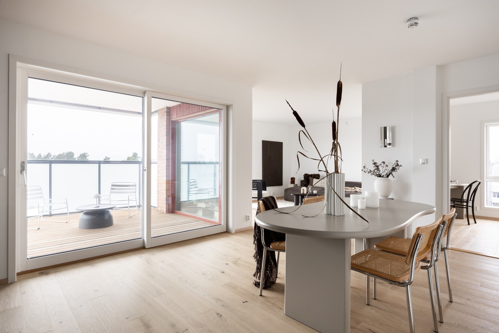 Alle leilighetene leveres med boligsprinkleranlegg. Sprinklerhoder i tak, evt. på vegg i alle rom. Galleribilde