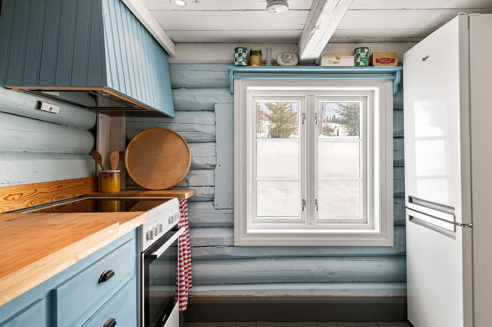 Malt i duse farger. Galleribilde