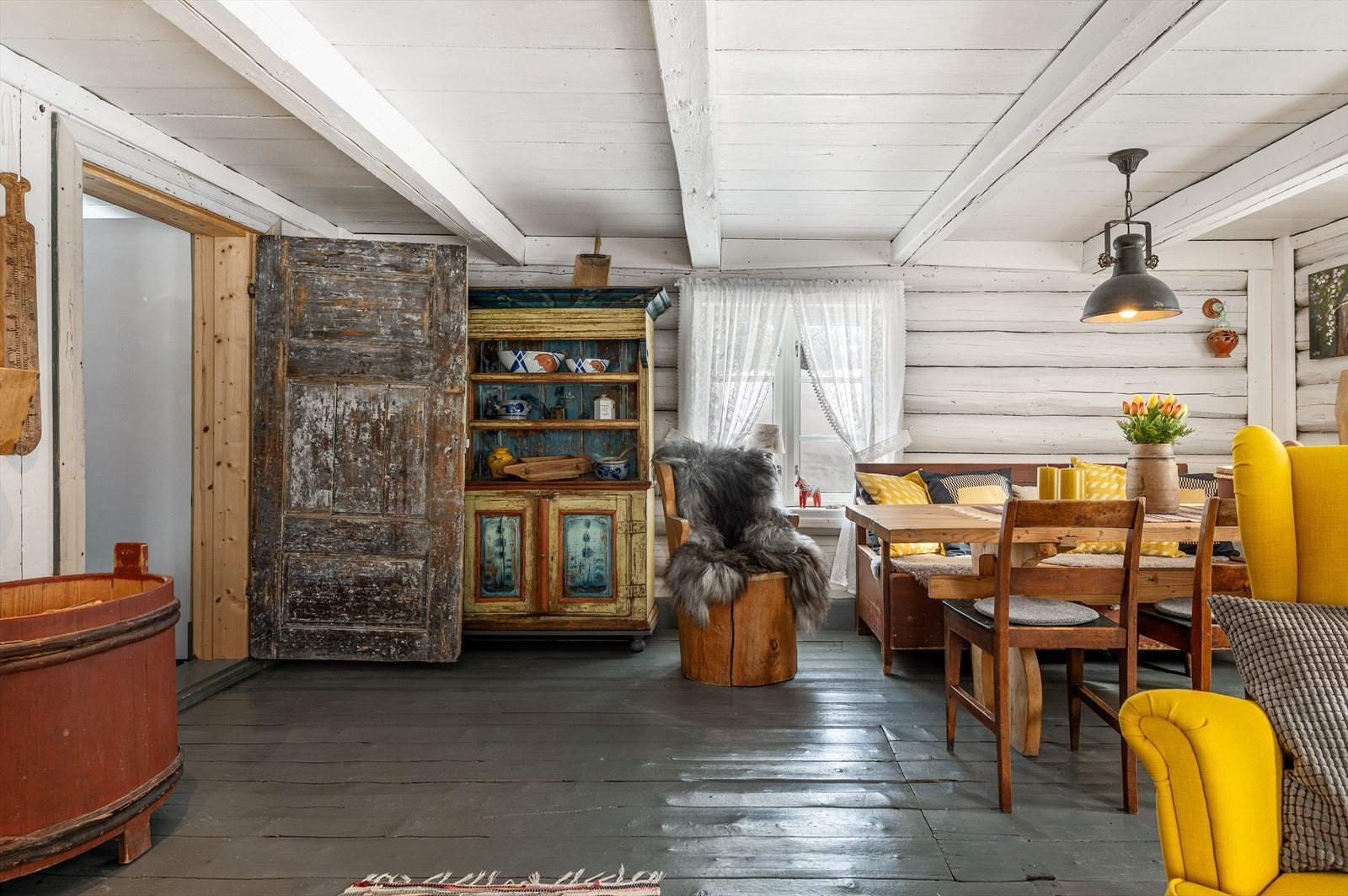 Hytte med særpreg. Galleribilde