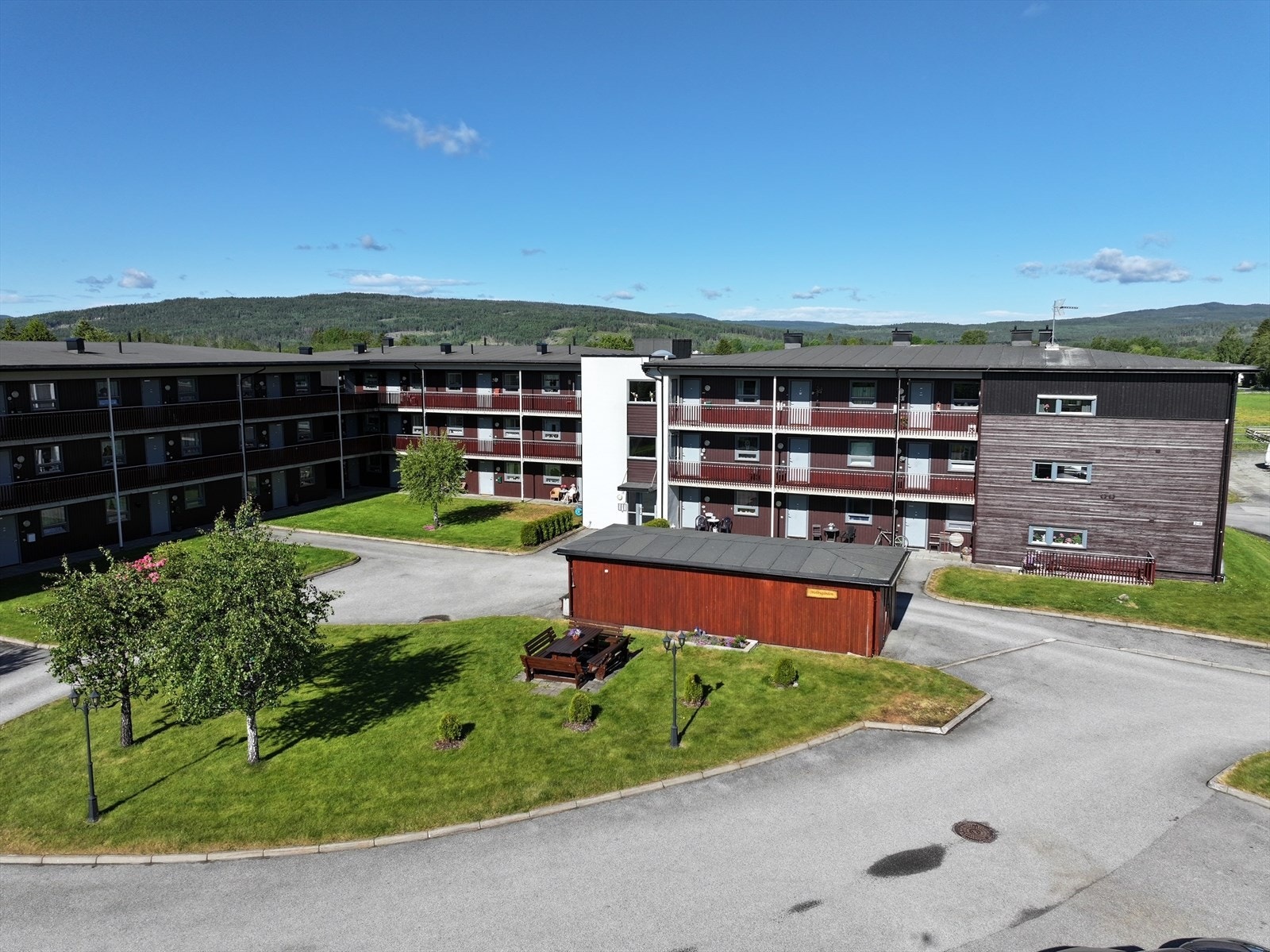 Pent opparbeidet fellesområde. Galleribilde