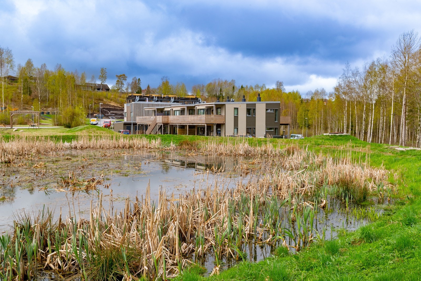 Flott opparbeidelse av tomteområdet Galleribilde