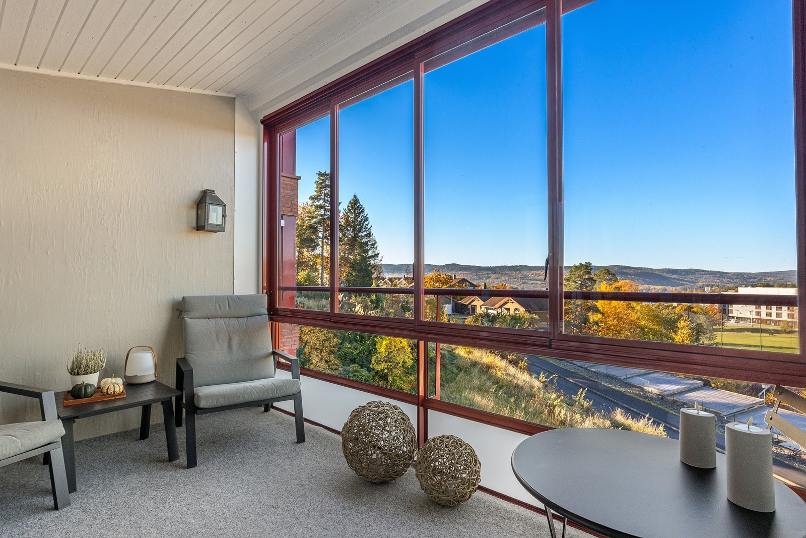 Godt med plass på balkongen Galleribilde