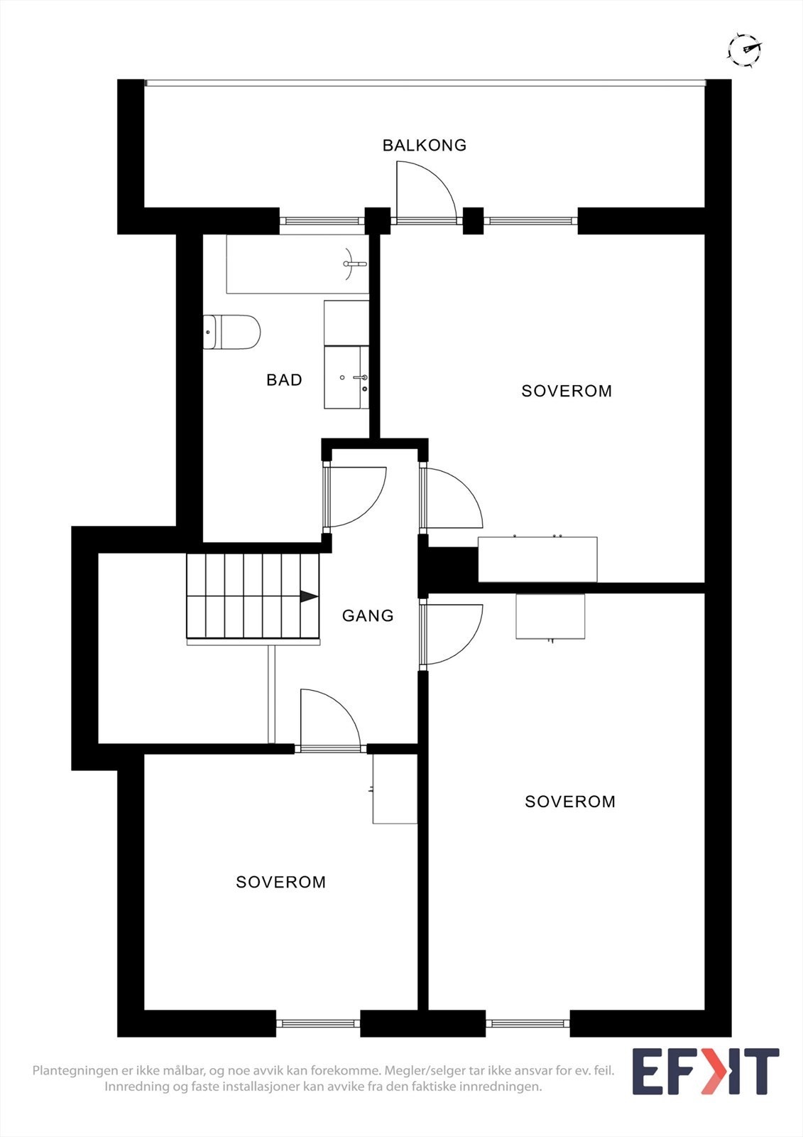 Plantegning 2.etasje Galleribilde