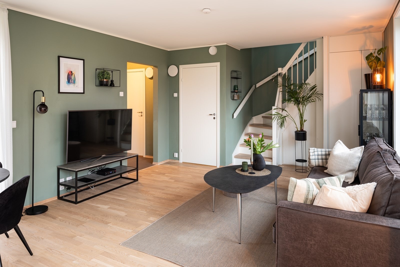 Det er balansert ventilasjon som sørger for et behagelig inneklima. Galleribilde