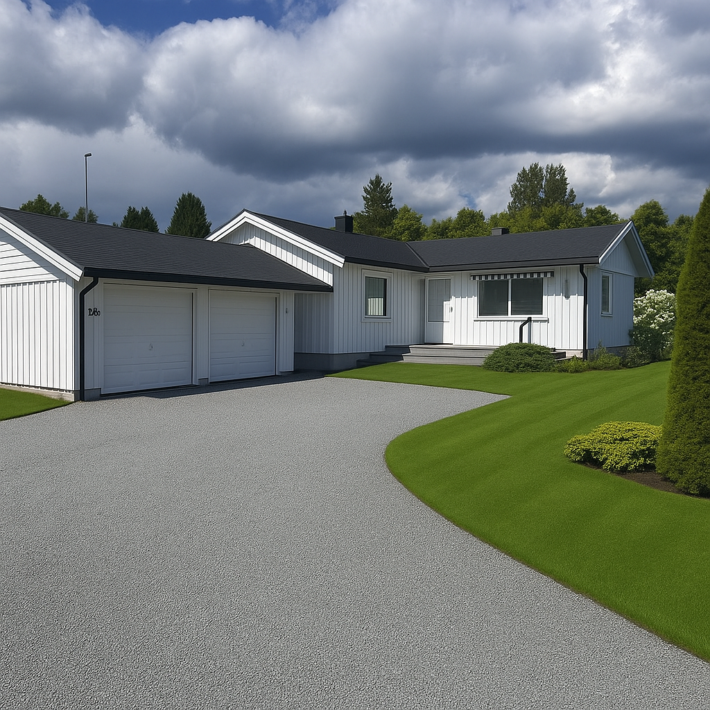 Fasade. Bildet laget med kunstig intelligens. Galleribilde