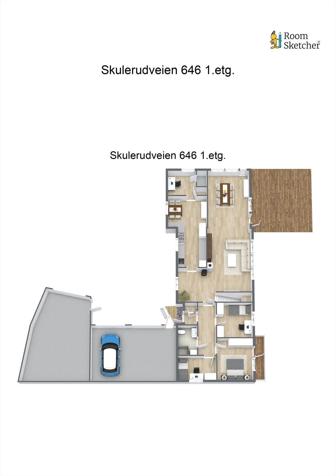 Plantegning Galleribilde