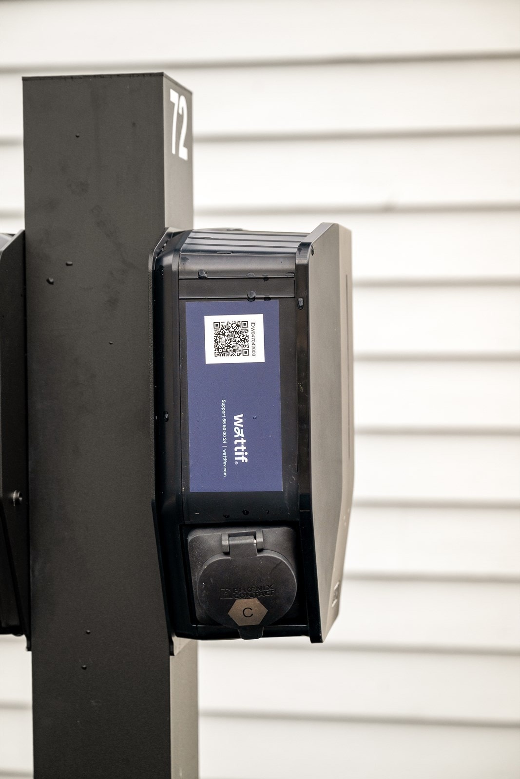 Det er også tilrettelagt for elbillader. Galleribilde