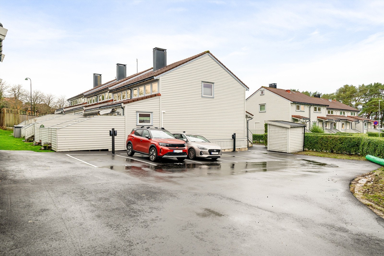 Parkering for borettslaget. Galleribilde