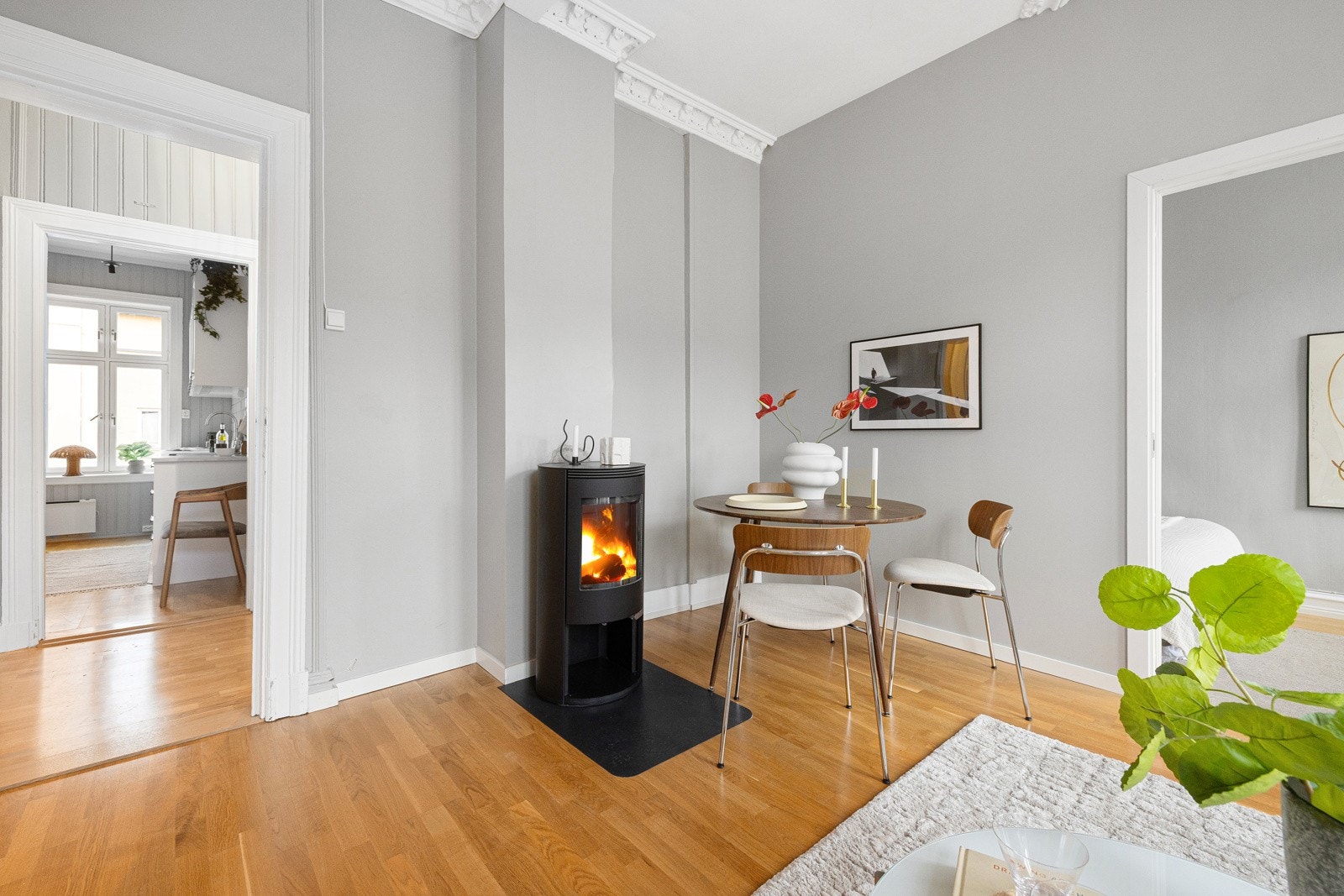Peisen tilfører både varme og hygge på kalde dager. Galleribilde