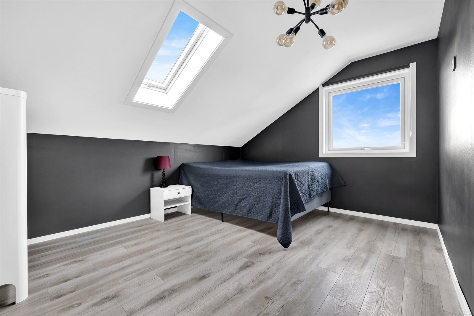 Hovedsoverom i loftsetasjen. Galleribilde