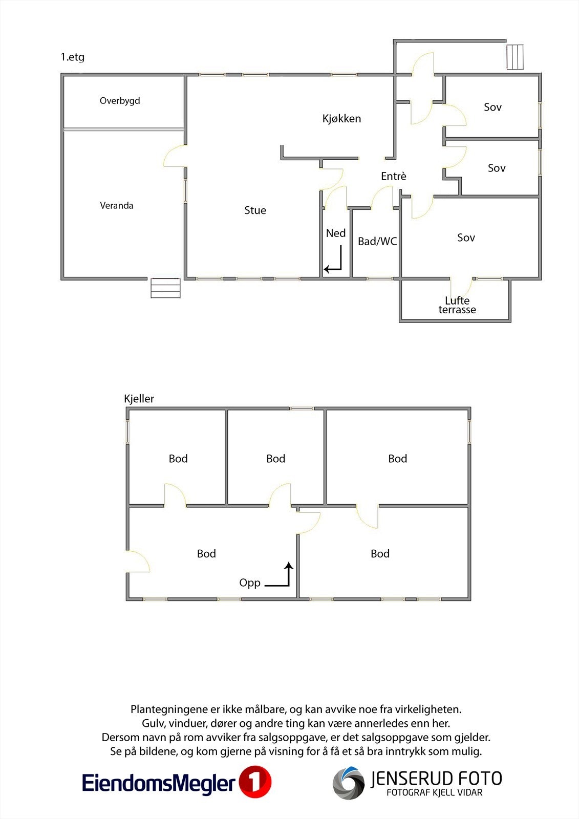 Plantegning, Skjervahøgda 8 Galleribilde