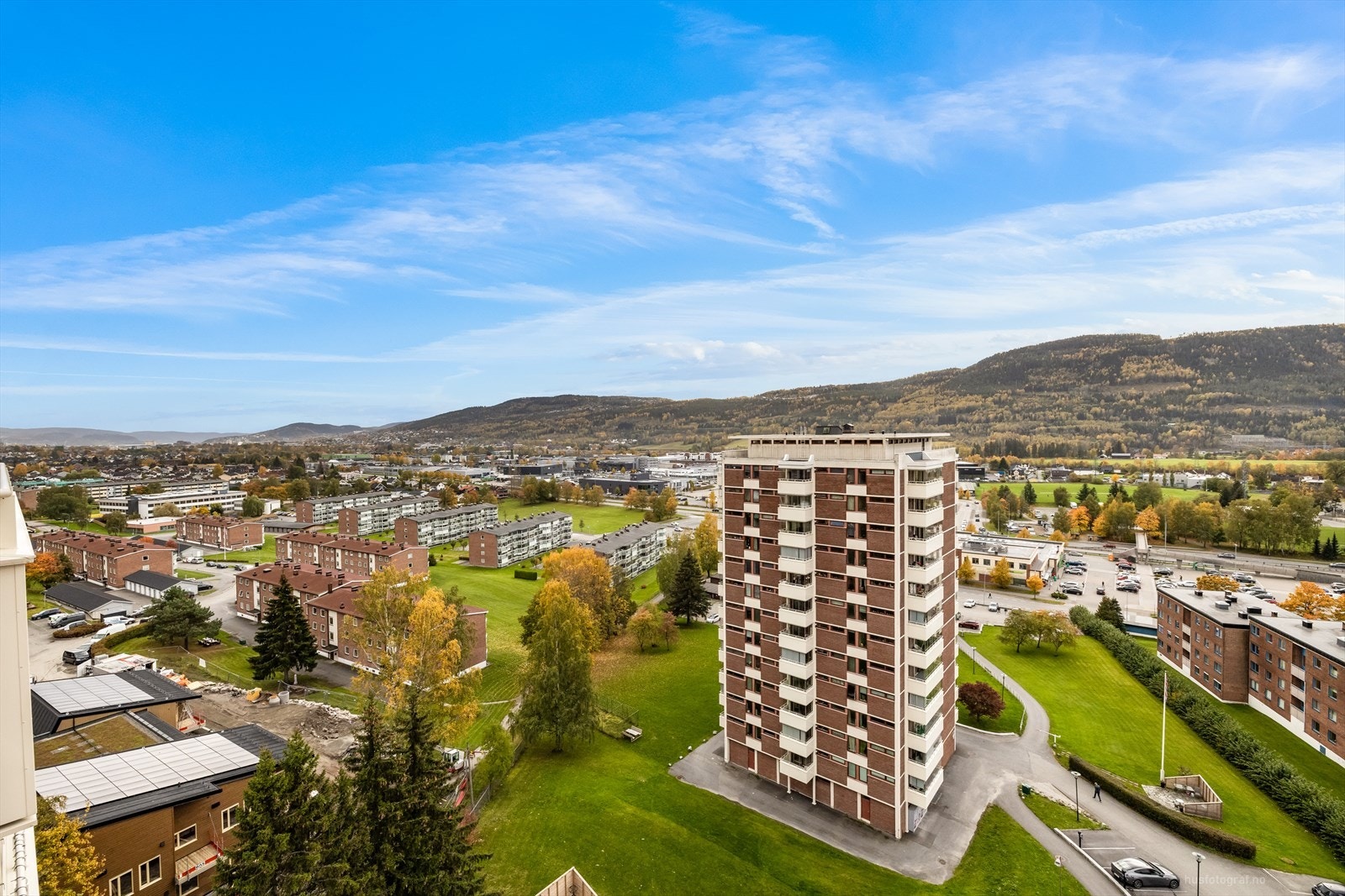 Utsikt fra balkongen. Galleribilde