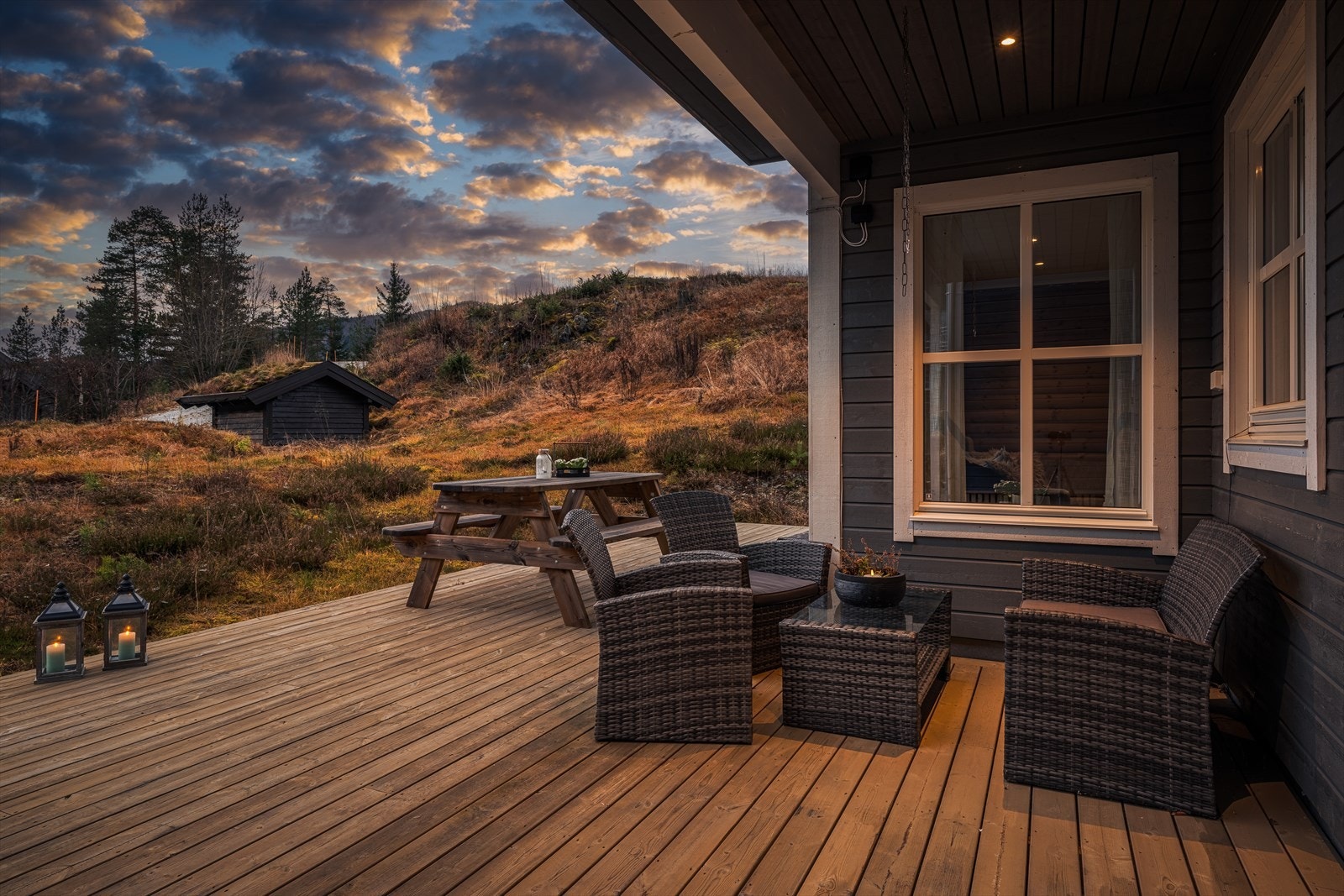 Pen fritidsleilighet med flott beliggenhet i etablert hytteområde Galleribilde