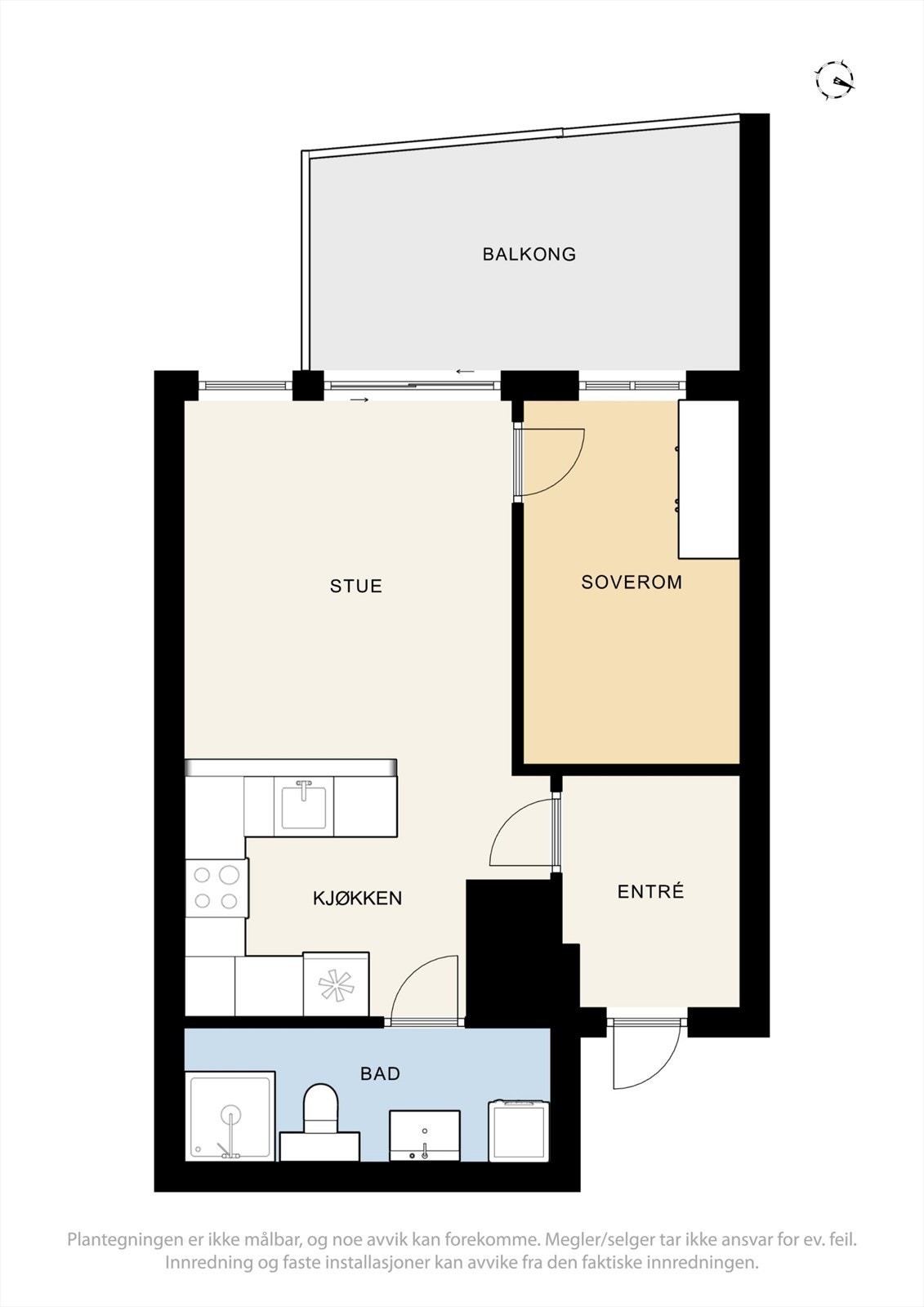 Plantegning Galleribilde