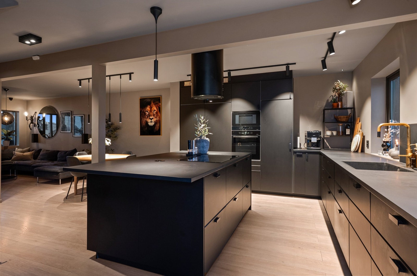 Fra kjøkken mot stue Galleribilde