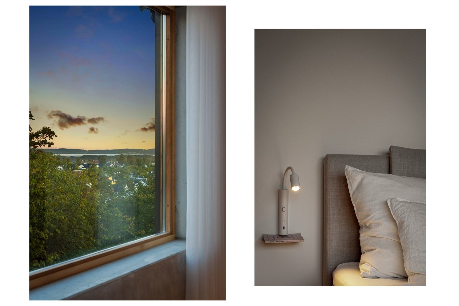 Trapper i boligen er i heltre eik, det samme er alle vinduer i tilbygget Galleribilde